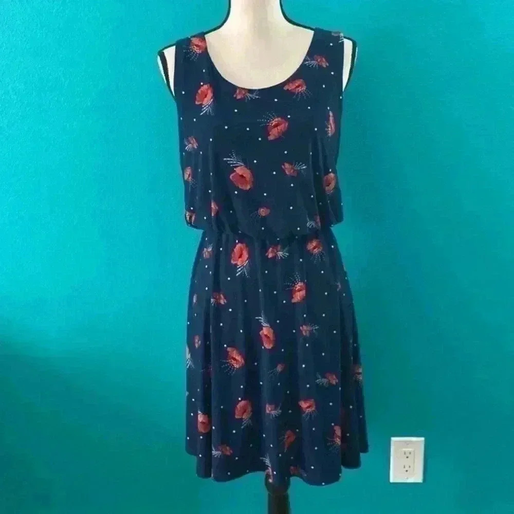 Verse Navy Floral Dress